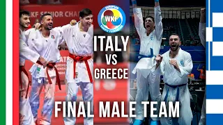 European Karate Championship FINAL TEAM KUMITE |ITALY vs GREECE| 2024 ZADAR CROATIA