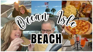 FOOD TOUR! 🍕🦀 🦪 AN INSANE LOOK AT THE FOOD WE ENJOYED AT OCEAN ISLE BEACH NC //Travel Vlog 📸