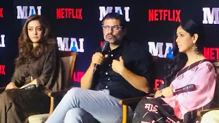 Netflix Upcoming Show "Mai" Press Conference in Delhi | Sakshi Tanwar | Raima Sen