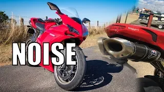 Ducati 1198S Termignoni slip-on acceleration sound