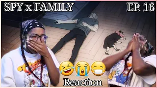 I'M LAUGHING SO MUCH WHAT IS THIS | SPY x FAMILY Episode 16 Reaction | PART 2 | Lalafluffbunny