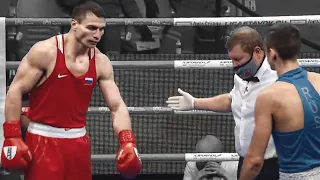 1-й бой нокаутера из Чечни /Имам Хатаев на чемпионате России по боксу 2020