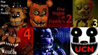 FNAF 1, 2, 3, 4, 5, 6, UCN Jumpscare Simulator | Five Nights at Freddy's