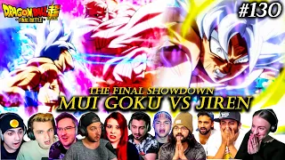 THE FINAL SHOWDOWN! MUI GOKU VS JIREN! THIS IS PEAK🔥🤯 REACTION MASHUP V1🐲DragonBallSuper 130 (ドラゴンボー