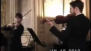Calin & Tudor Andrei play Shostakovich 3 pieces for 2 violins and piano