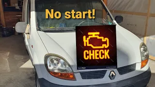 Renault Kangoo I 2004 diesel. No start! let's fix it! or can we??
