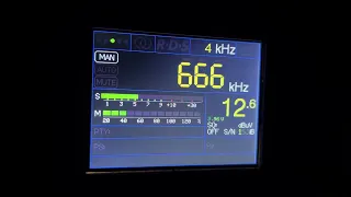 666 кГц Радио Сигнал. Прием в Кишиневе в ночное время.