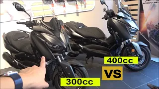 XMAX 300 vs XMAX 400 side by side (the differences)