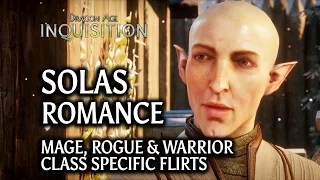 Dragon Age: Inquisition - Solas Romance - Class Specific Flirts (Mage, Rogue & Warrior)