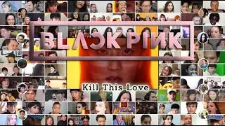 Blackpink kill this love mashup / reaction [FunnyWoodong Video]