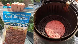 Air Fryer Frozen Burgers - How To Cook Frozen Hamburger Patties In The Air Fryer