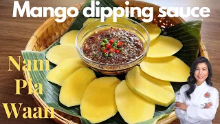 Mango dipping sauce / Thai Style Fruit Dip (Nam Pla Waan)