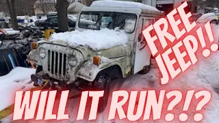 Free 1975  DJ5 Mail Jeep!! Off the road for over 20 years! Will it run?!? Right hand drive things!