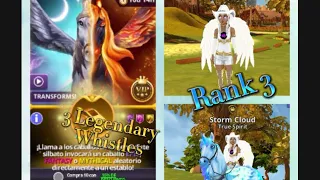 Buying gems + 3 Legendary Whistles/ VIPRank 3/ Horse riding tales