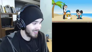 He Got Eaten By Shark Mokey Show Summer Reaction (Charmx reupload)