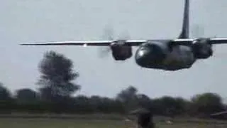 Antonov An-26 - EXTREMELY low pass by Polish pilot!