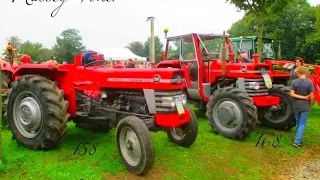 Petit défilé de tracteur à Bernesq lors du 4ème rassemblement de matériels agricoles !!!