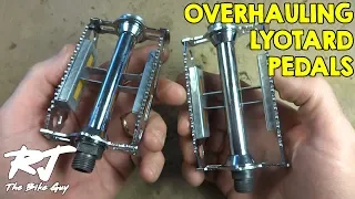 Vintage Lyotard Bike Pedals Overhaul/Repair