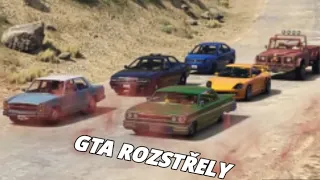 TREVOR A LESTER VS NIKO A ROMAN VS CJ A BIG SMOKE | GTA ROZSTŘELY S3EP5