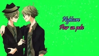 🎇Nightcore/AMV🎇 - Pour un pote ( Bigflo & Oli ) Lyrics + FRENCH [ HD ]