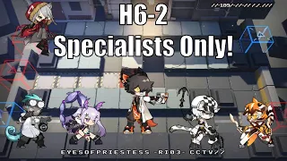 [Arknights] H6-2 - Specialist Only Clear (Manual)