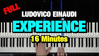 HOW TO PLAY - LUDOVICO EINAUDI - EXPERIENCE (PIANO TUTORIAL LESSON)