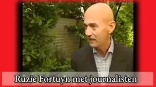 Pim Fortuyn heeft ruzie met journalisten