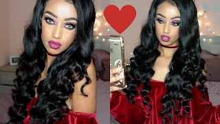 VALENTINES DAY GRWM  /MAKEUP, HAIR AND OUTFIT/