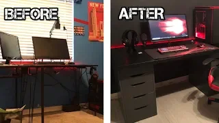 Completely Remaking My Gaming Setup | Room Renovation Video
