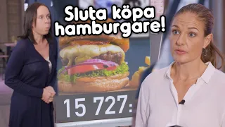 Köper hamburgare till kompisar för 15 000! | Lyxfällan