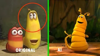 oi oi oi Red larva meme • Original vs Ai