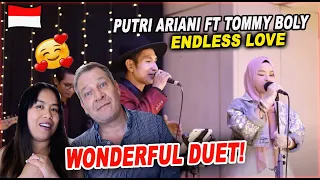 Putri Ariani Ft Tommy Boly - Endless Love 🥰 | Couple REACTION