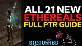 ALL ETHEREAL ITEMS GUIDE | SEASON 24 PTR PATCH BUILD 2.7.1 - DIABLO 3 REAPER OF SOULS