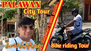 Palawan travel guide explore the city with bike riding it was amazing City tour