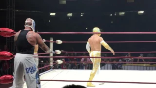 LXN Xtremania XIII Rey Mysterio and Negro vs Místico and Rey Guepardo