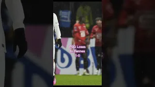 PSG Loses To Rennes (1-0)