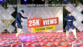 Best Sangeet performance by Bride's Brother || Jogi Mahi Song || Bachna Ae Haseeno || #AiSri