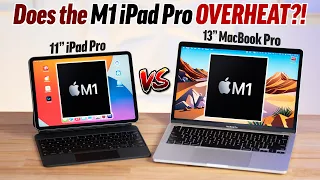 M1 iPad Pro vs M1 MacBook Pro - Thermal Throttle TEST! 🔥