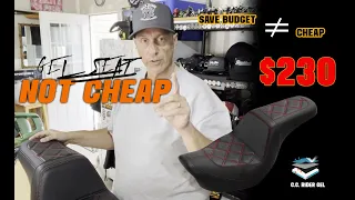 Worth It Or Not? Unboxing Review C.C. RIDER Gel Seat For Harley Dyna