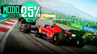 F1 23 - MODO CARREIRA - GP DA ÁUSTRIA 25% - NÃO É POSSÍVEL QUE ISSO ACONTECEU! - EP 056