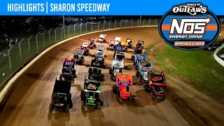 World of Outlaws NOS Energy Drink Sprint Cars | Sharon Speedway | May 18, 2024 | HIGHLIGHTS