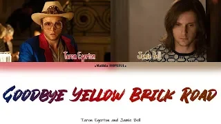 TARON EGERTON AND JAMIE BELL - 'GOODBYE YELLOW BRICK ROAD' (COLORED LYRICS/VISUALISER