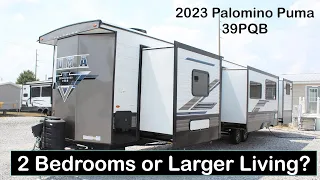 Check out this 2 Bedroom Destination Trailer! 2023 Palomino Puma 39PQB