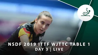 Day 3 | 2019 ITTF World Junior Table Tennis Championships - Table 1