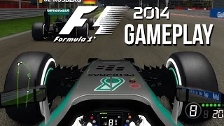 F1 2014 Gamplay - Night Time Bahrain 25% Race 14 Laps