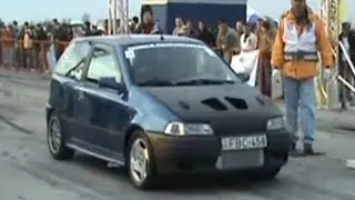 Fiat Punto GT Turbo [13.3@174] Drag Race [1/4 Mile]