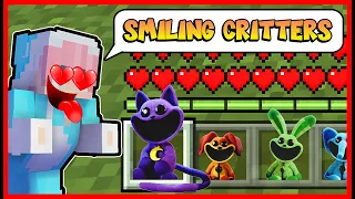 ATUN & MOMON BANGUN SEMUA KARAKTER SMILING CRITTERS di MINECRAFT !! Feat @sapipurba