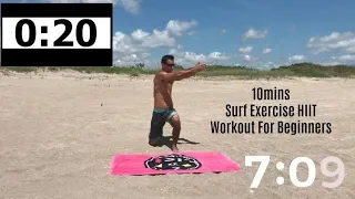 Surf Exercise HIIT Workout For Beginners