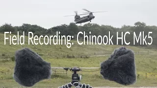 Field recording of a British Boeing Chinook HC Mk5. Helicopter Sounds