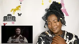 Luciano Pavarotti - Una furtiva lacrima (sub_ english) Reaction